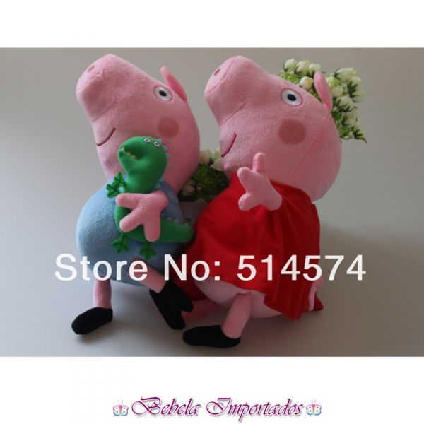 Pelúcia Peppa Pig & George 30cm AC035