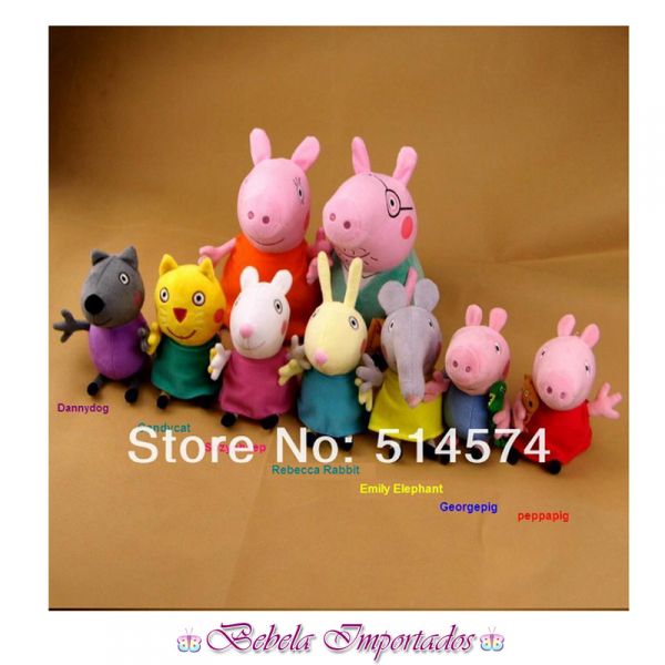 Pelúcia Familia Peppa Pig AC034