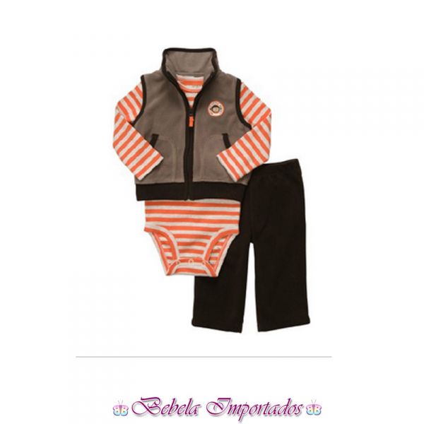 Conjunto Bodysuit 3 peças Carter's OC008 5