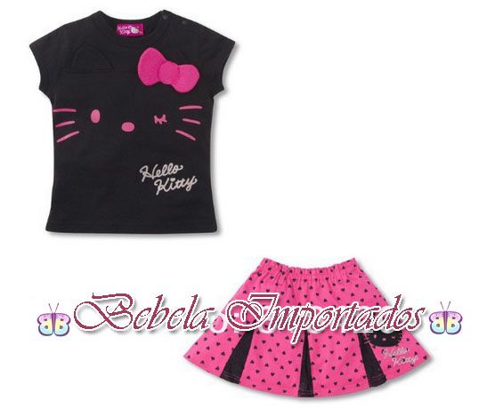 Saia + Blusa Hello Kitty IF018